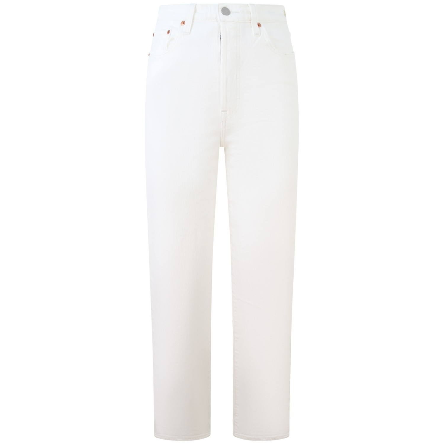 Jeans bianco 'RIBCAGE STRAIGHT ANKLE 'per donna