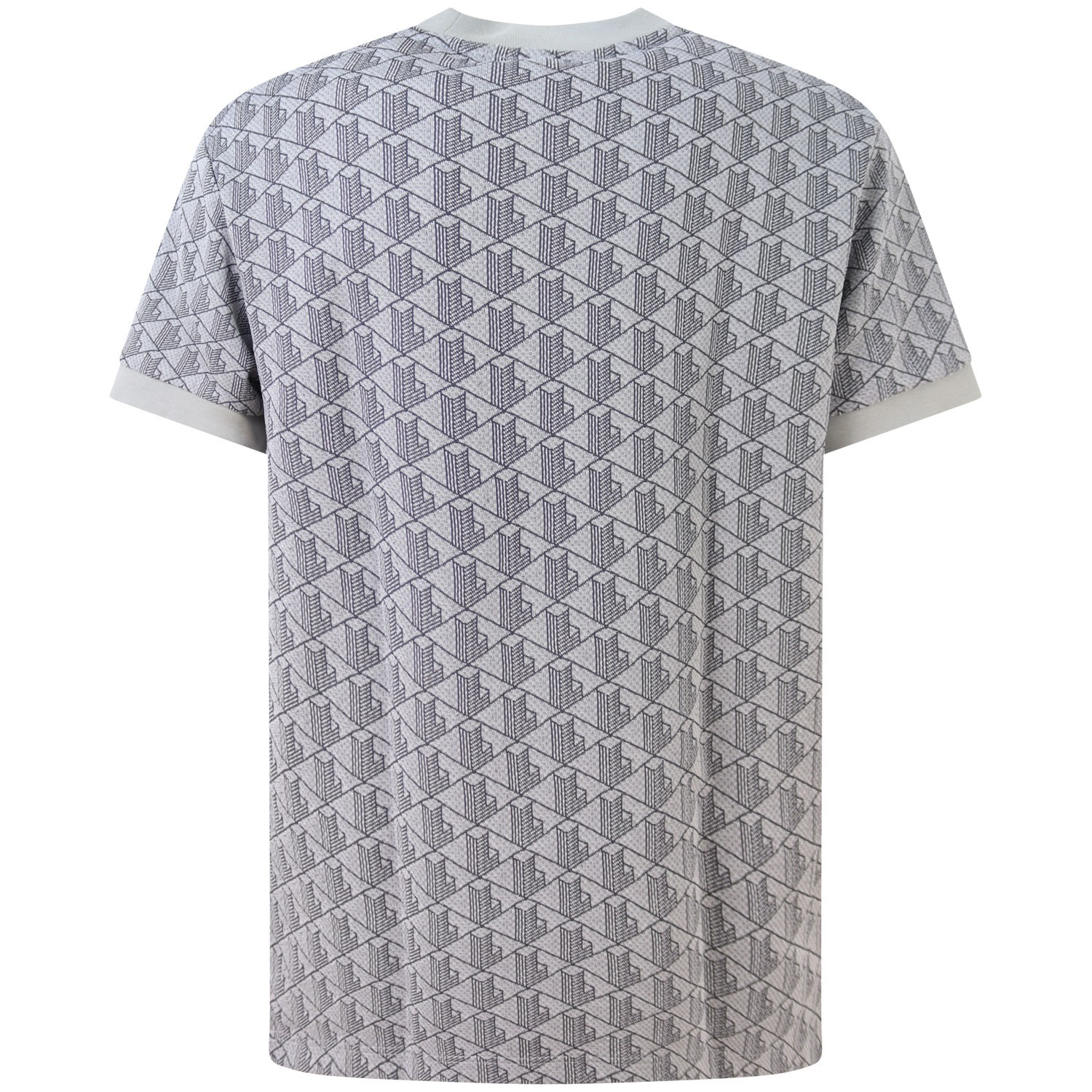 T-shirt logata grigio  per uomo 2