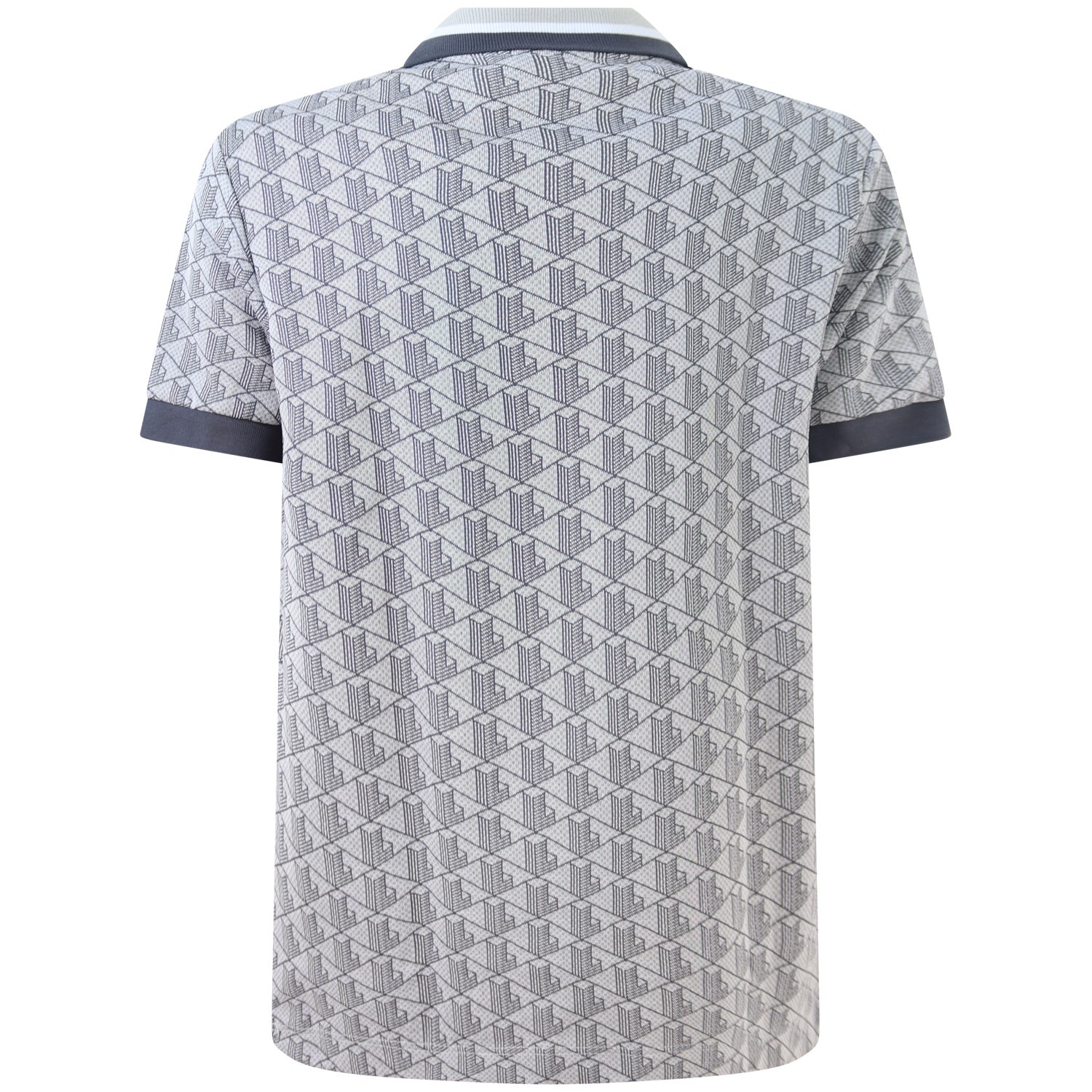 Polo logata grigio  per uomo 2