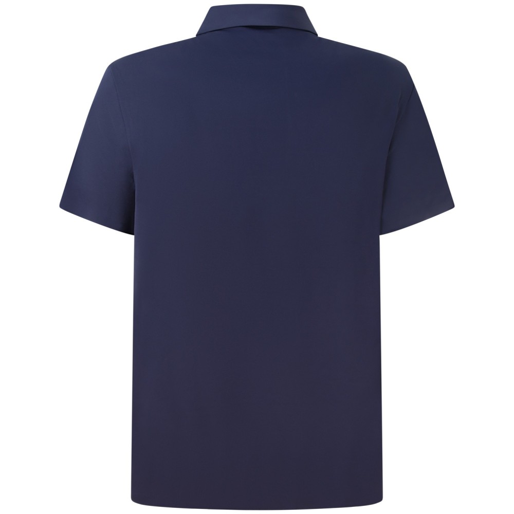 Polo blu tecnica  per uomo