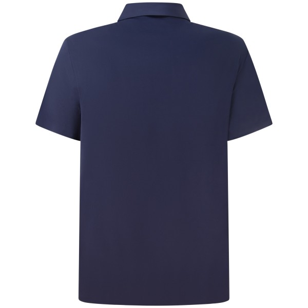 Polo blu tecnica  per uomo