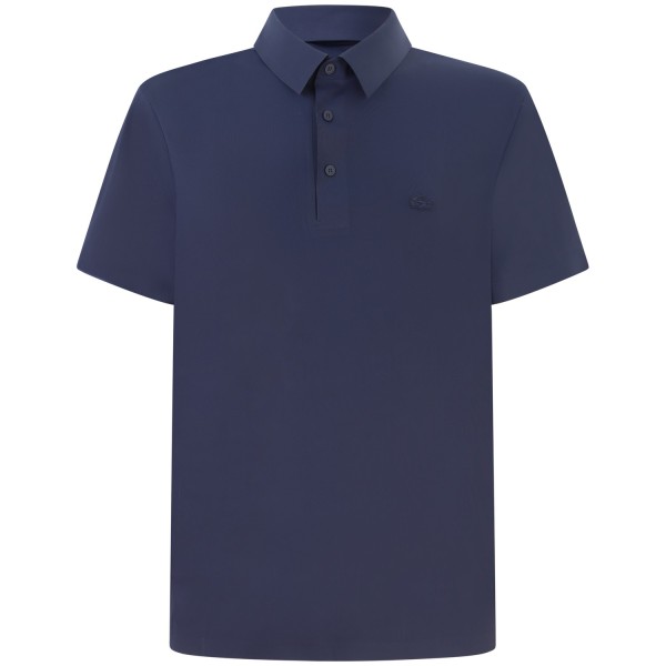 Polo blu tecnica  per uomo