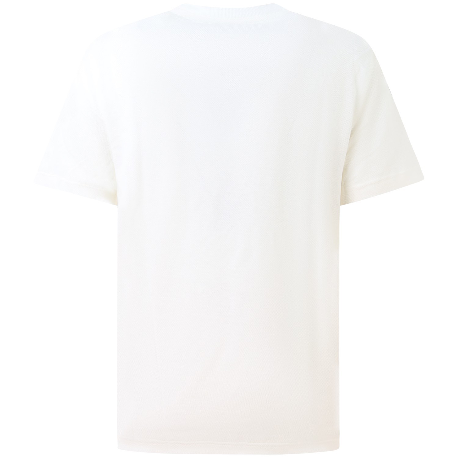 T-shirt bianca  piquè  per uomo 2