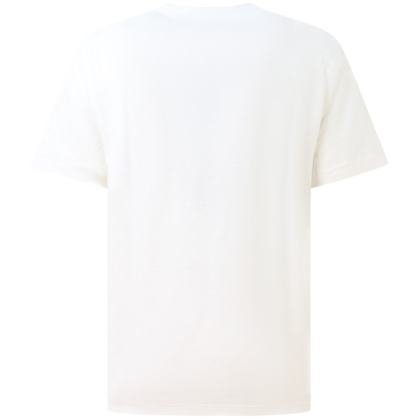 T-shirt bianca  piquè  per uomo