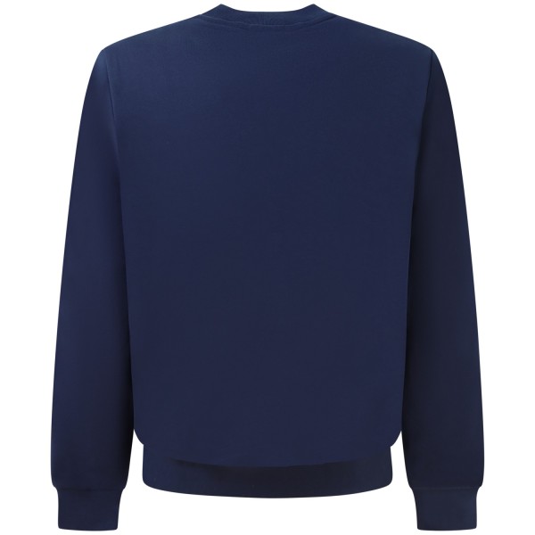 Felpa  blu con mini logo per uomo