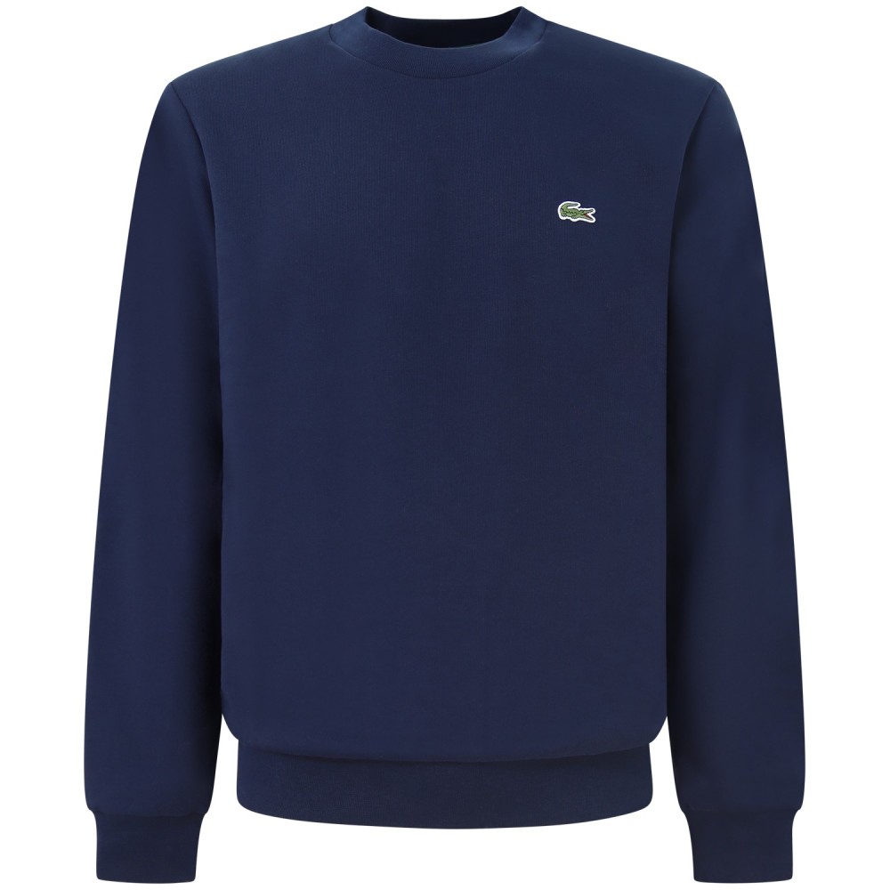 Felpa  blu con mini logo per uomo