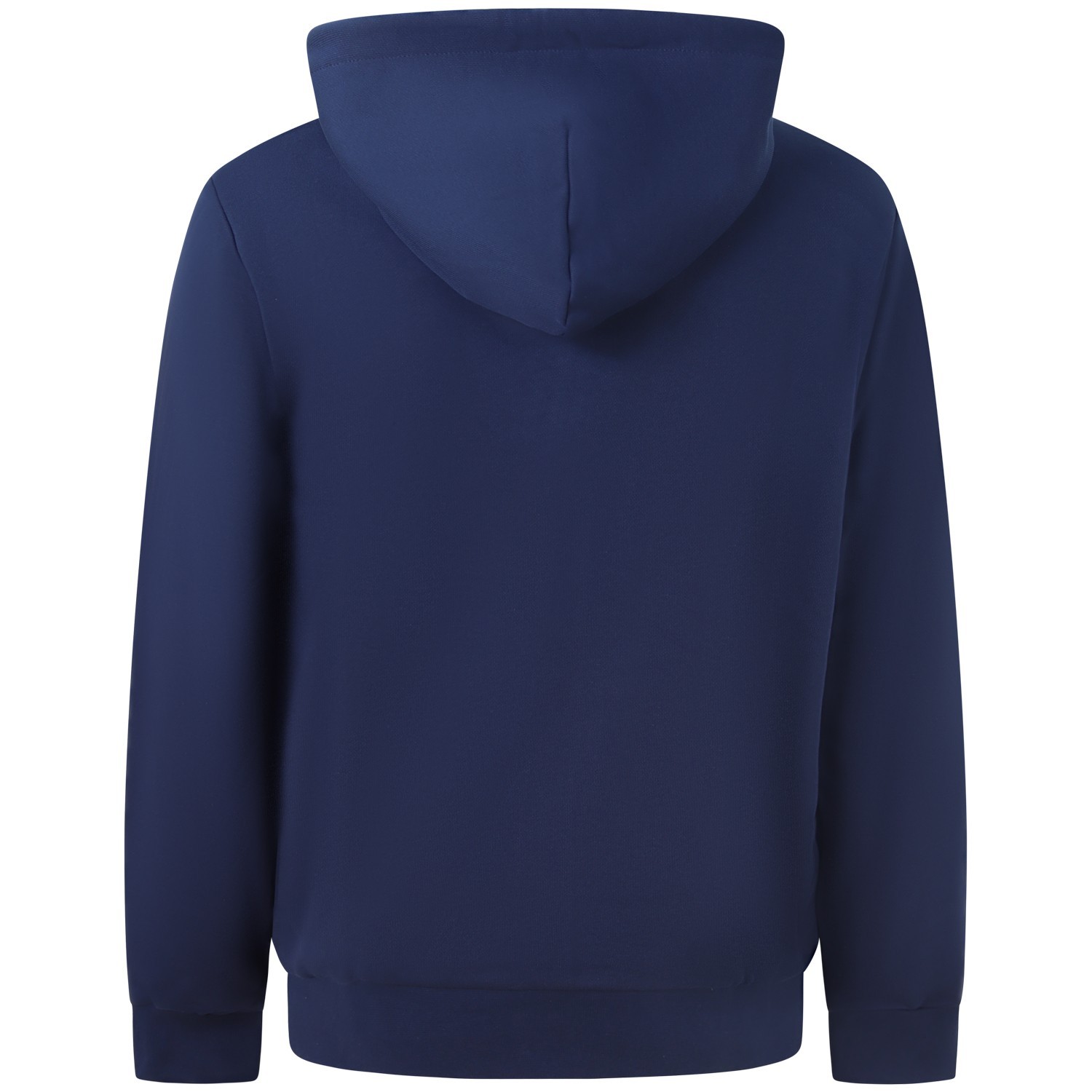 Felpa  blu con zip  con mini logo per uomo 2