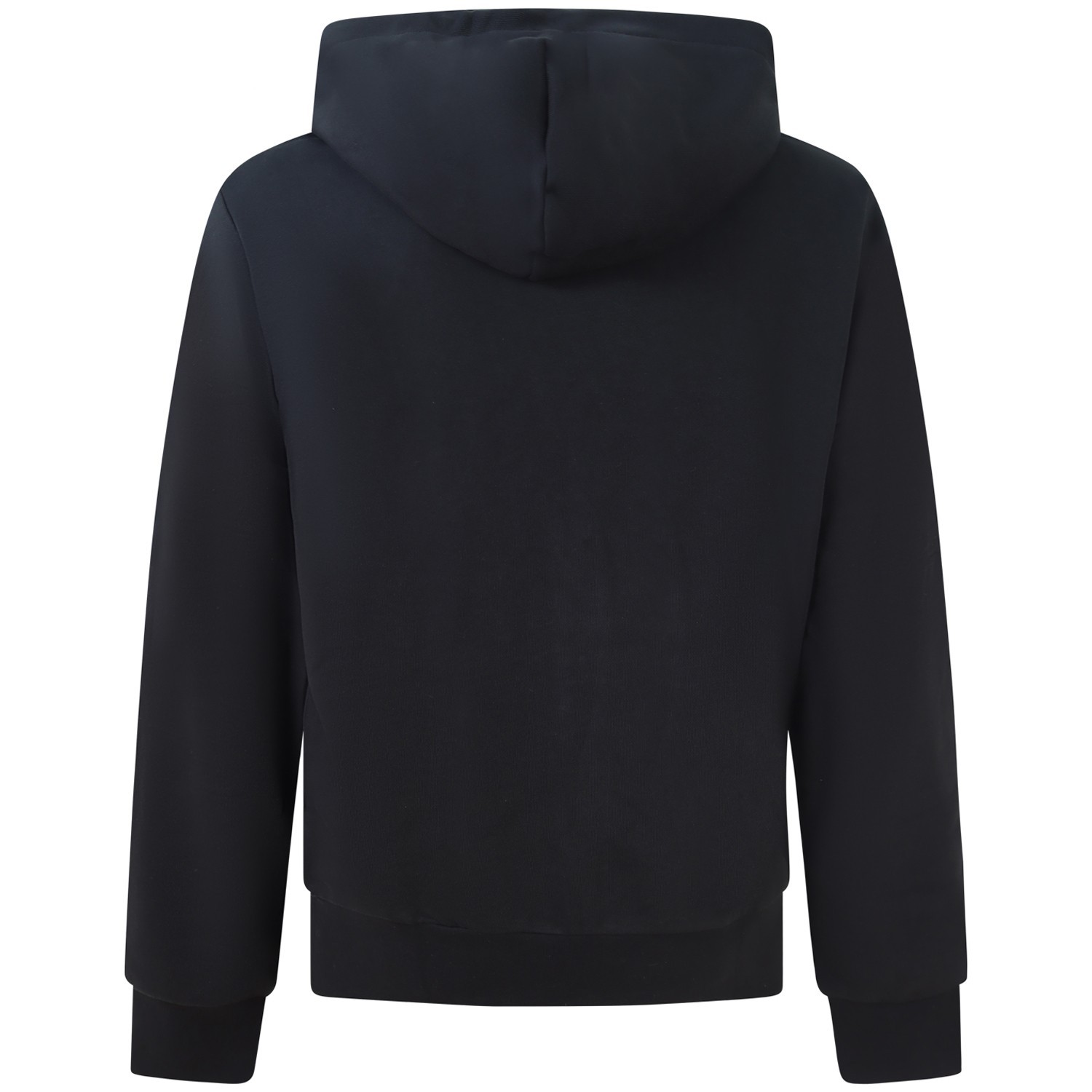 Felpa nera con zip  con mini logo per uomo 2