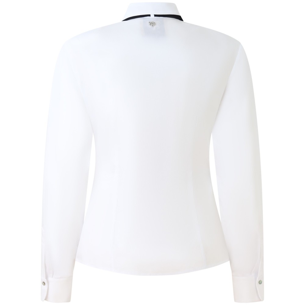 Camicia bianca con cravattino  per donna
