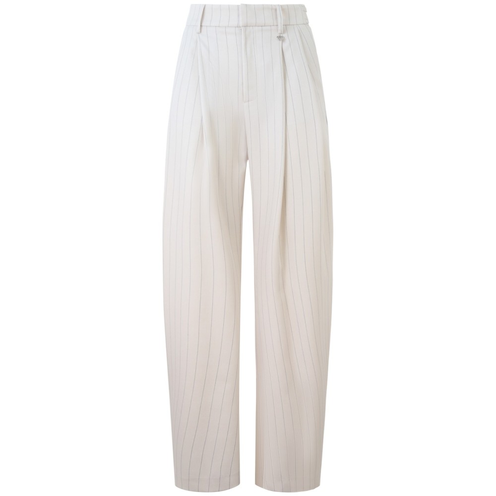 Pantalone avorio gessato 'IRINA' per donna