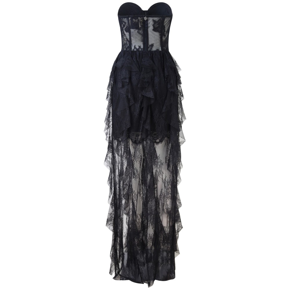 Abito nero di pizzo 'TAMARA' per donna