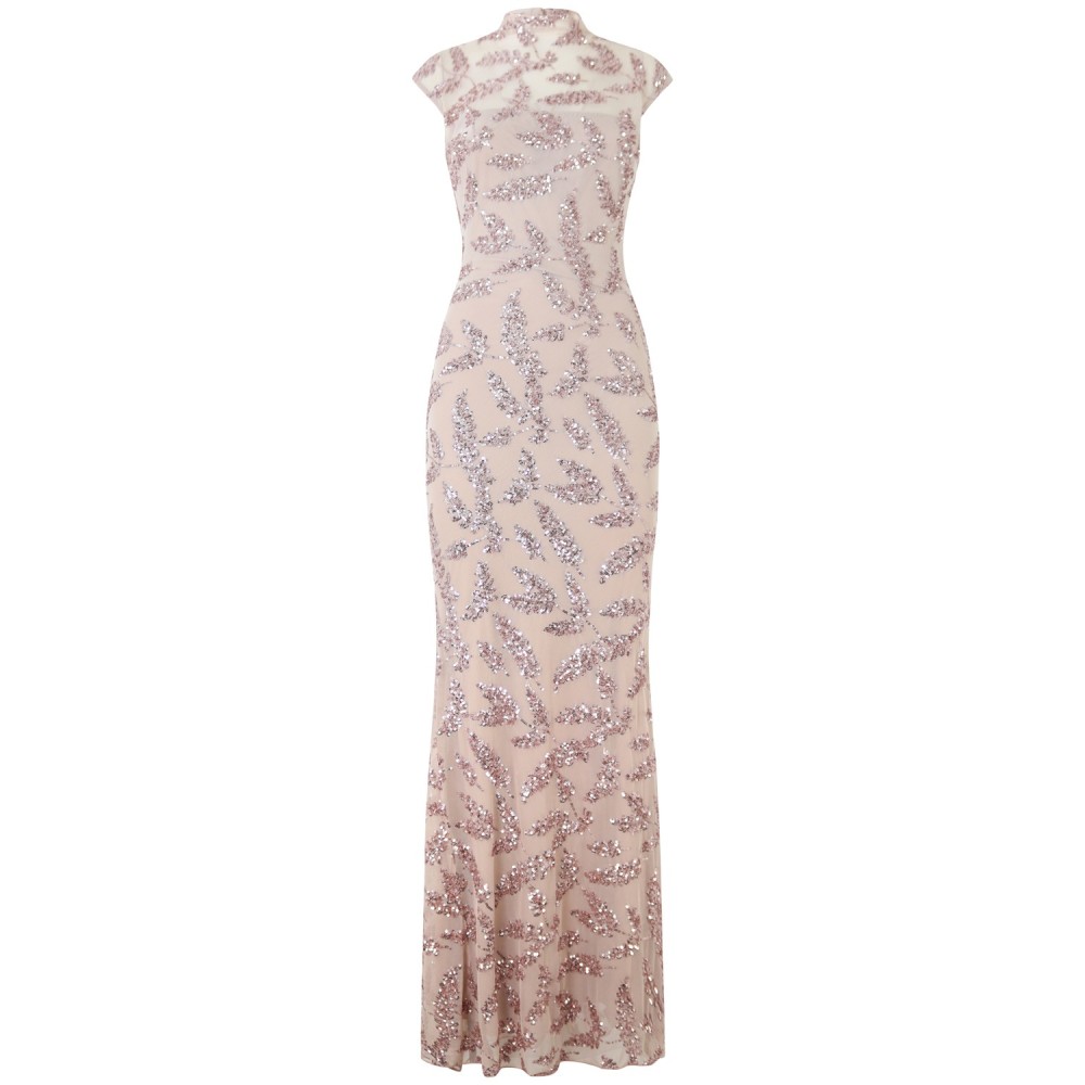 Abito rosa di paillettes 'UMA' per donna