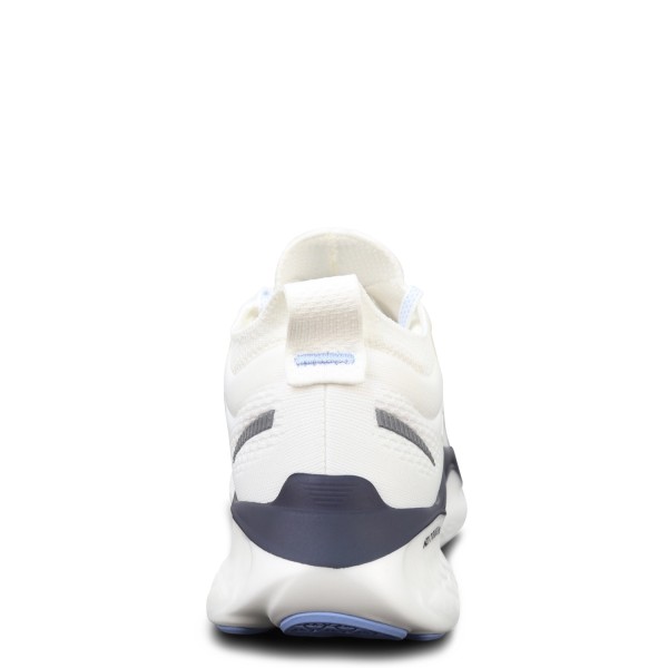 Sneakers bianca e blu per uomo