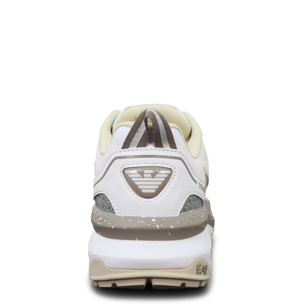 Sneakers bianca e beige per uomo