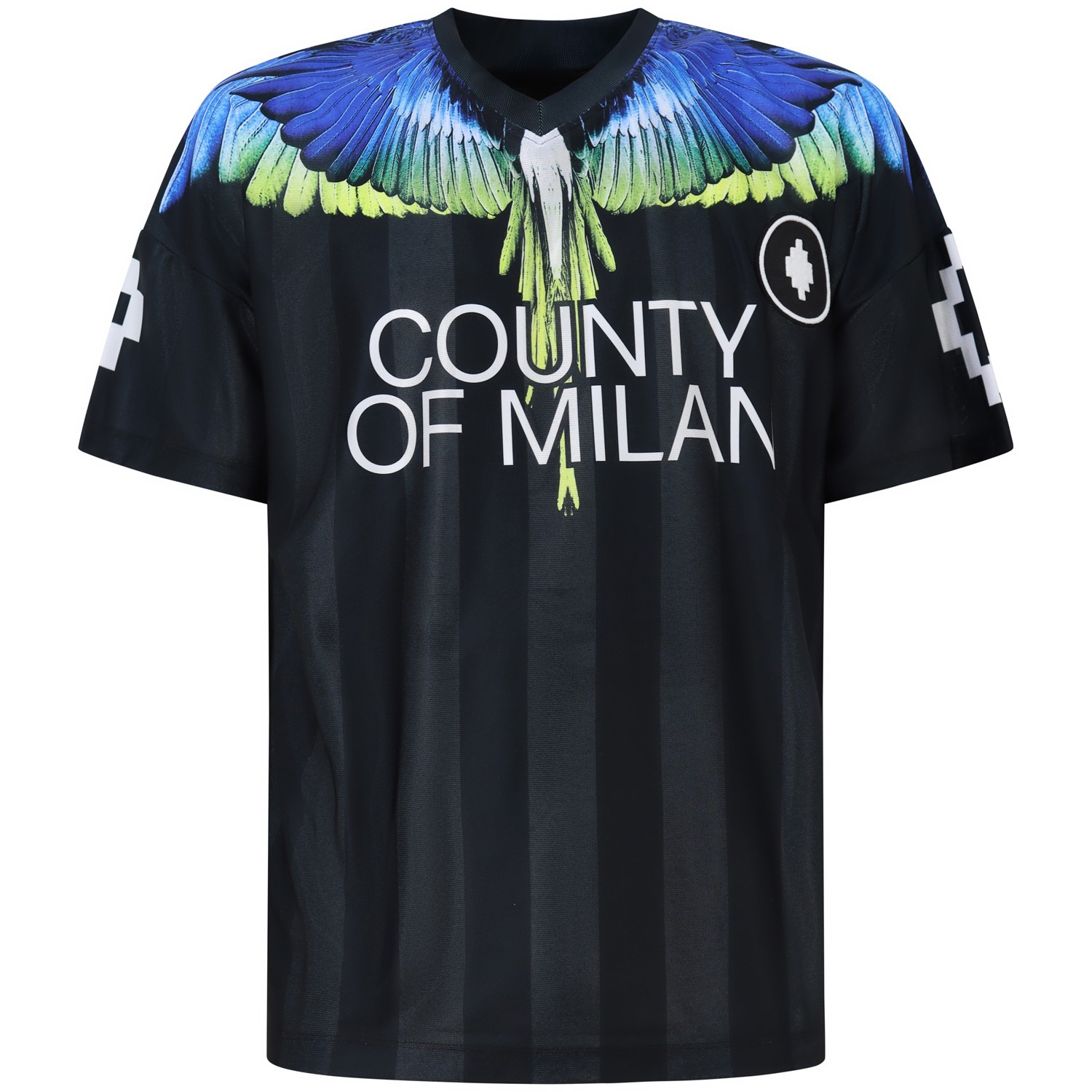 T-shirt nera per uomo