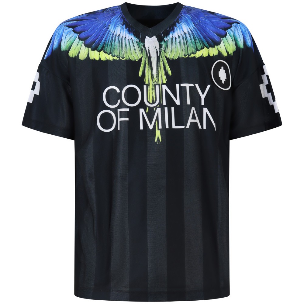 T-shirt nera per uomo