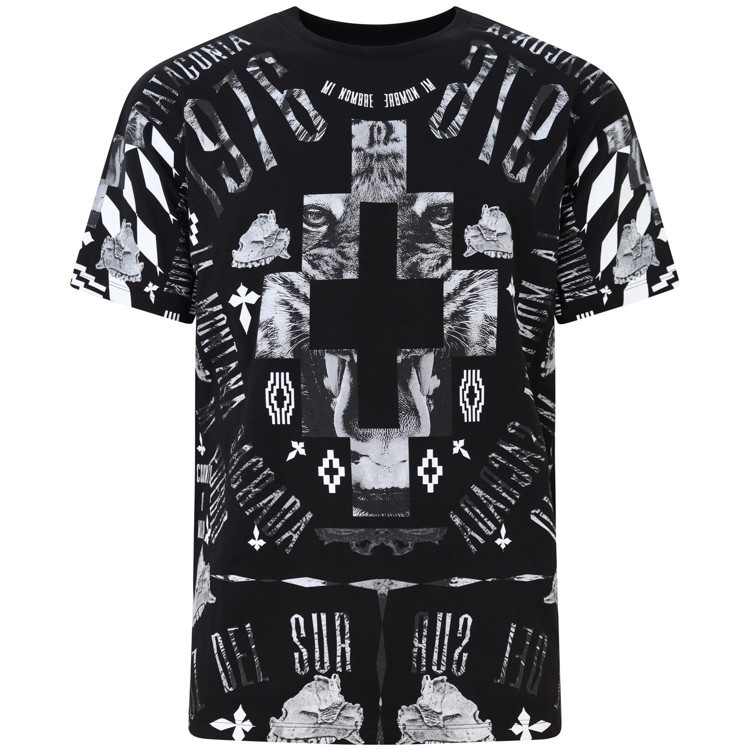 T-shirt nera per uomo