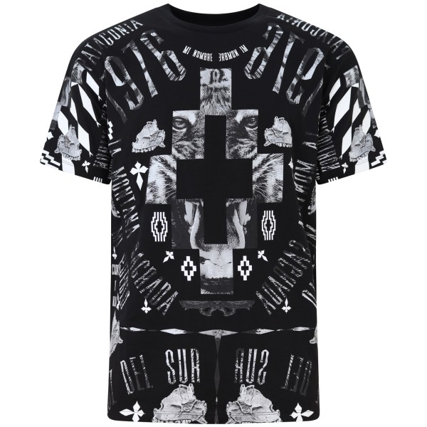 T-shirt nera per uomo