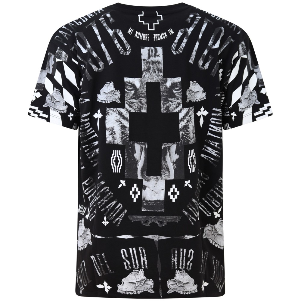 T-shirt nera per uomo