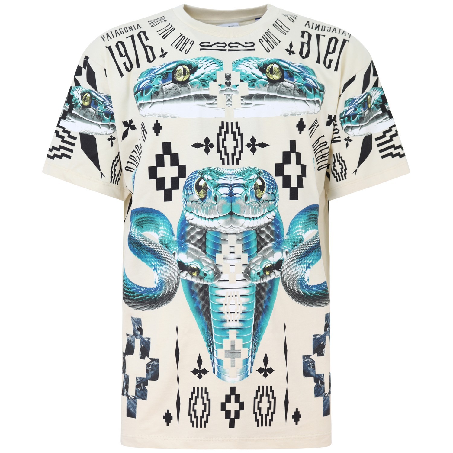 T-shirt avorio per uomo