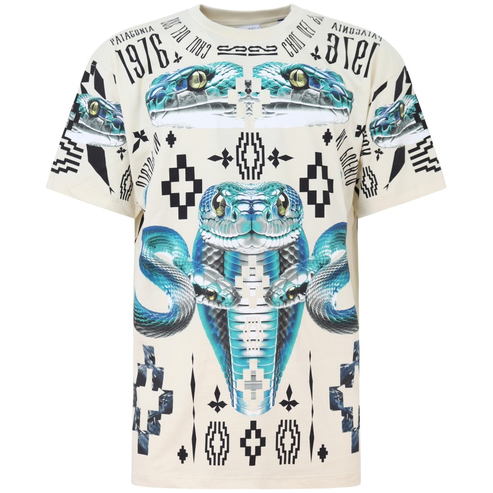 T-shirt avorio per uomo