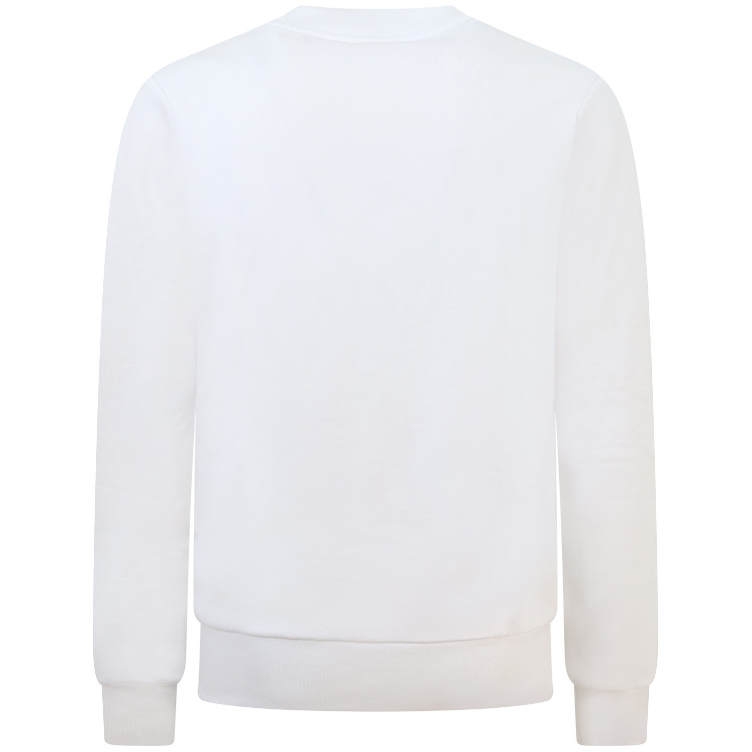 Felpa bianca con mini logo per uomo 2