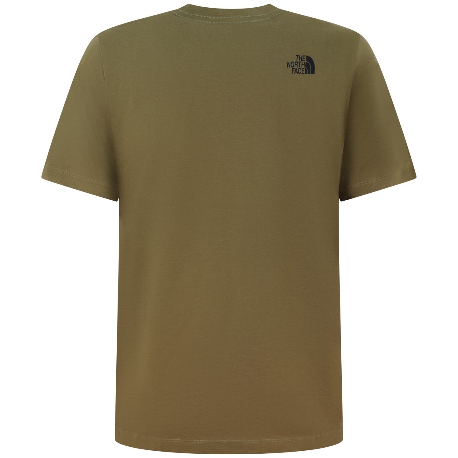 T-shirt verde con mini logo per uomo 2