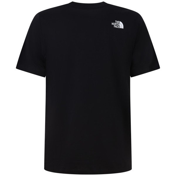 T-shirt nera con mini logo per uomo