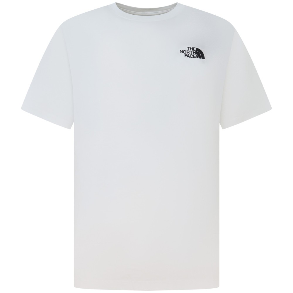 T-shirt bianca con mini logo per uomo