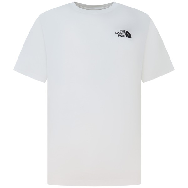 T-shirt bianca con mini logo per uomo