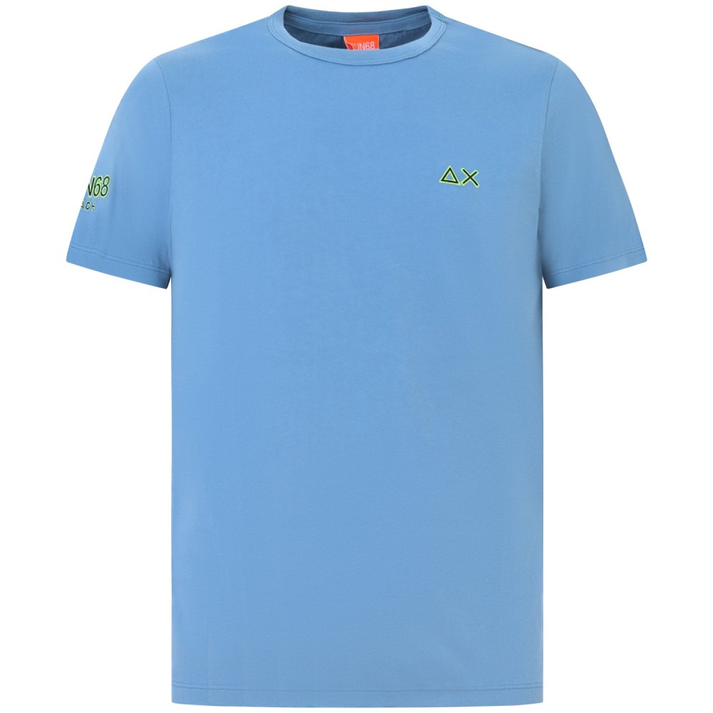 T-shirt celeste per uomo