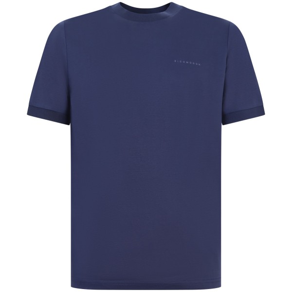 T-shirt blu per uomo