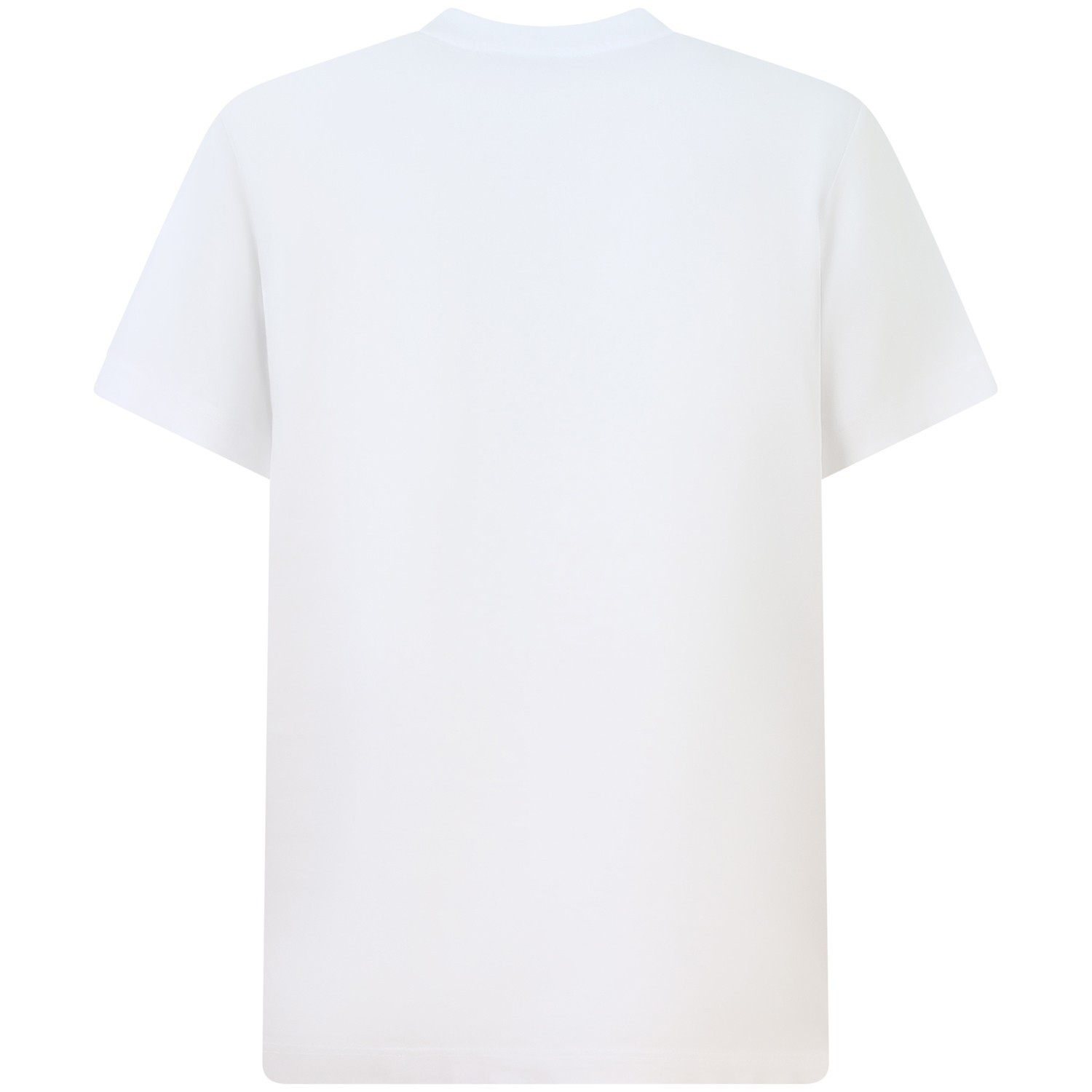 T-shirt bianca over per uomo 2