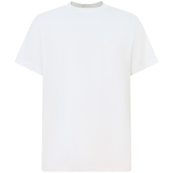 T-shirt bianca con stampa sul retro per uomo