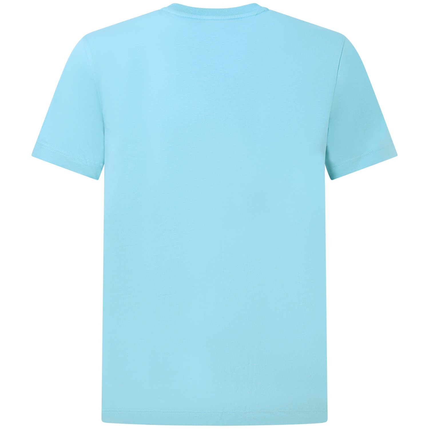 T-shirt verde acqua per uomo 2