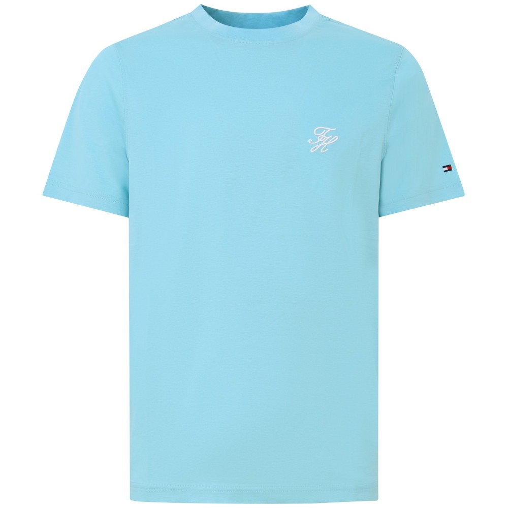 T-shirt verde acqua per uomo