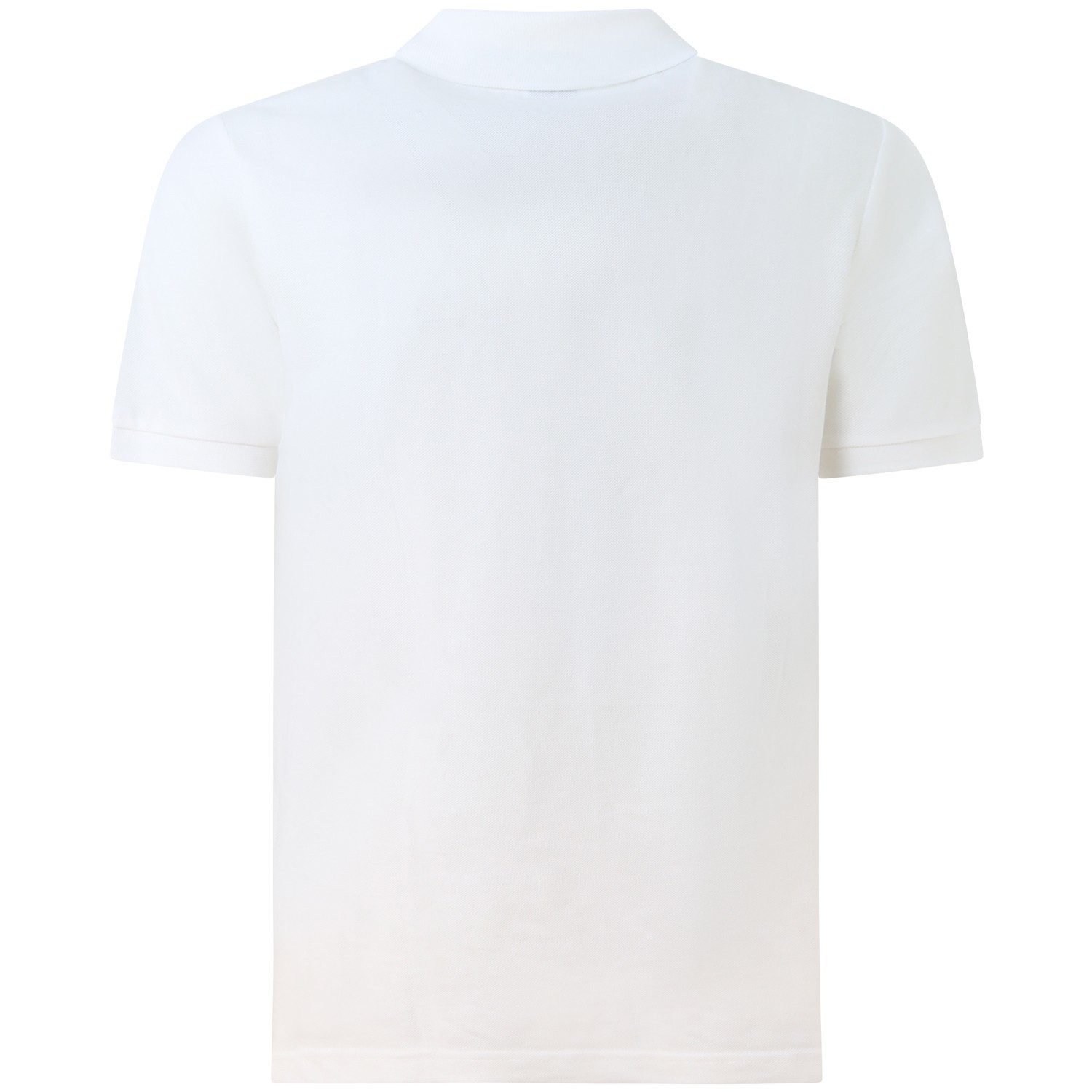 Polo bianca con mini logo per uomo 2