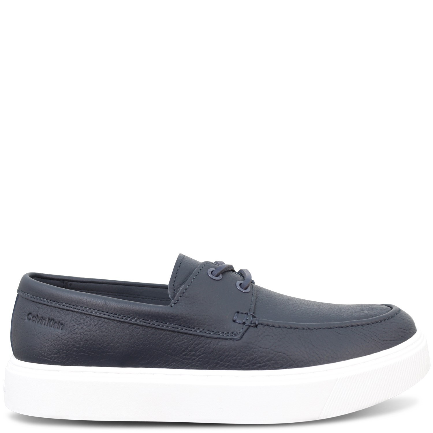 Mocassino blu da uomo