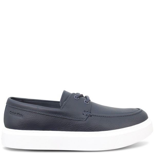 Mocassino blu da uomo