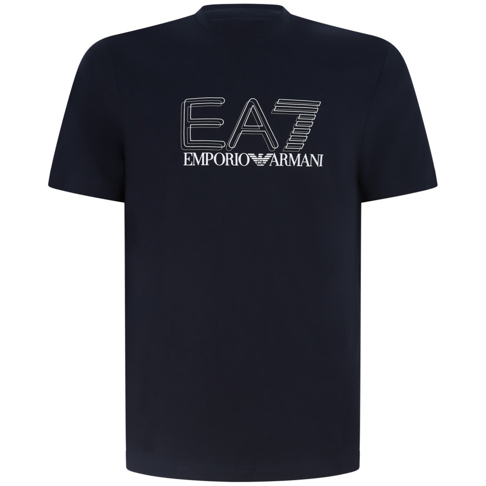T-shirt blu per uomo