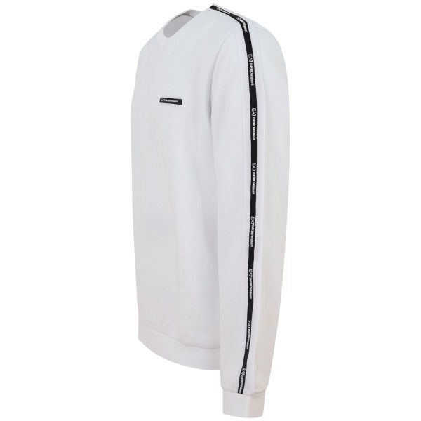 Felpa bianca per uomo