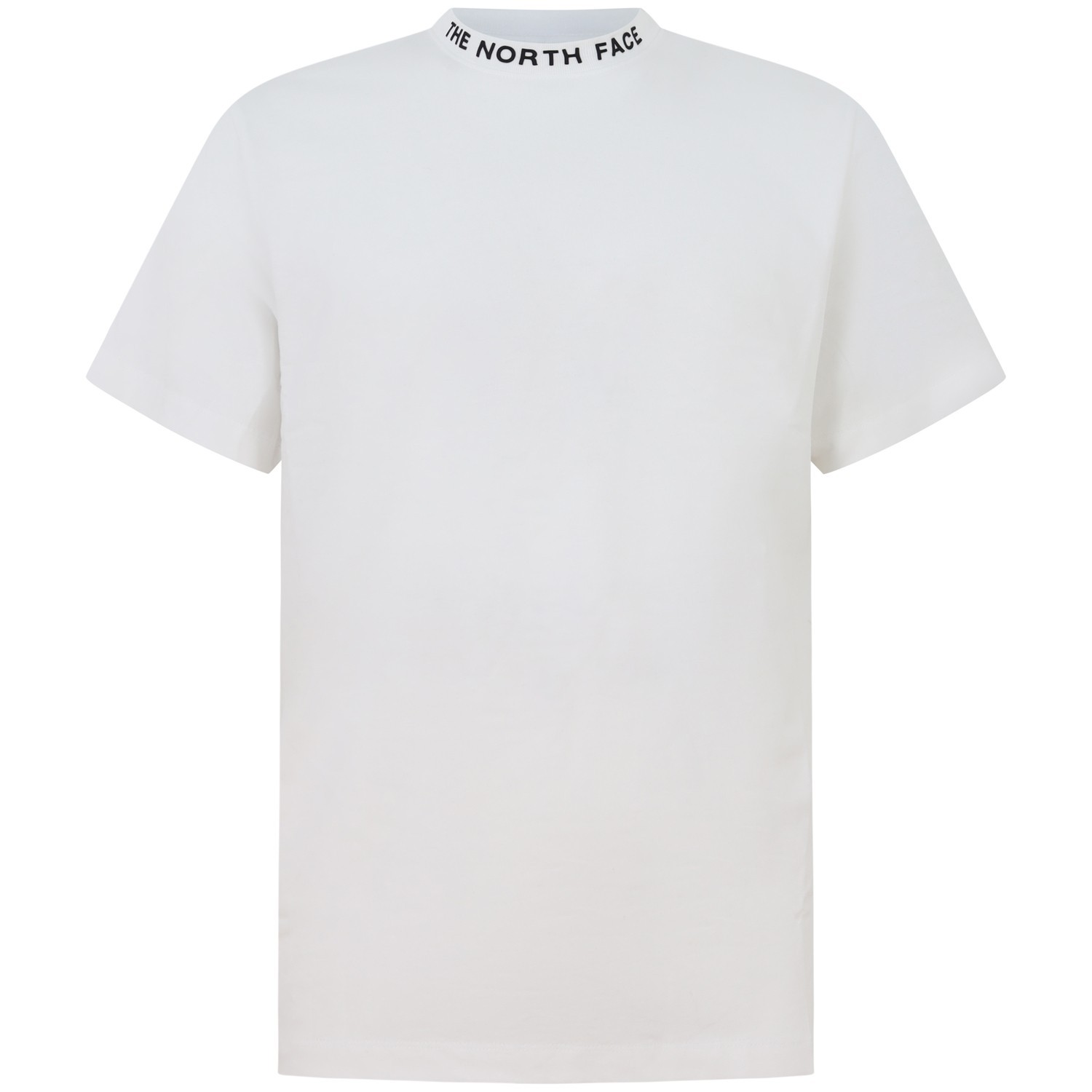 T-shirt bianca con logo sul collo per uomo 2