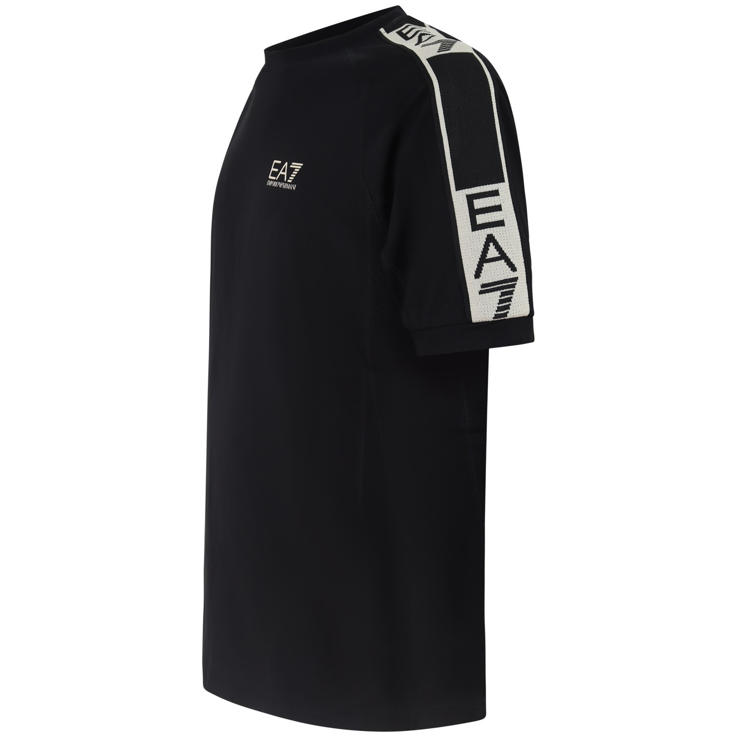 T-shirt nera per uomo