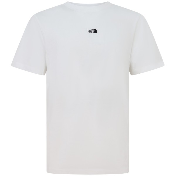 T-shirt bianca con mini logo centrale  per uomo