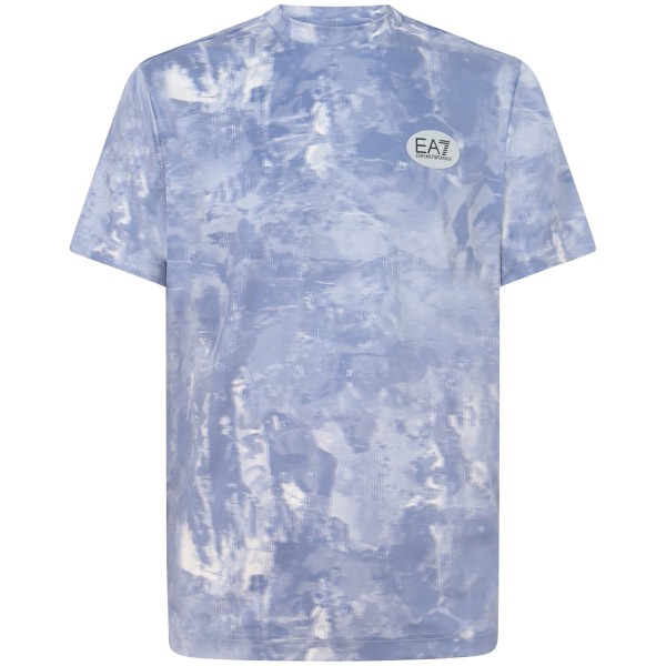 T-shirt celeste per uomo