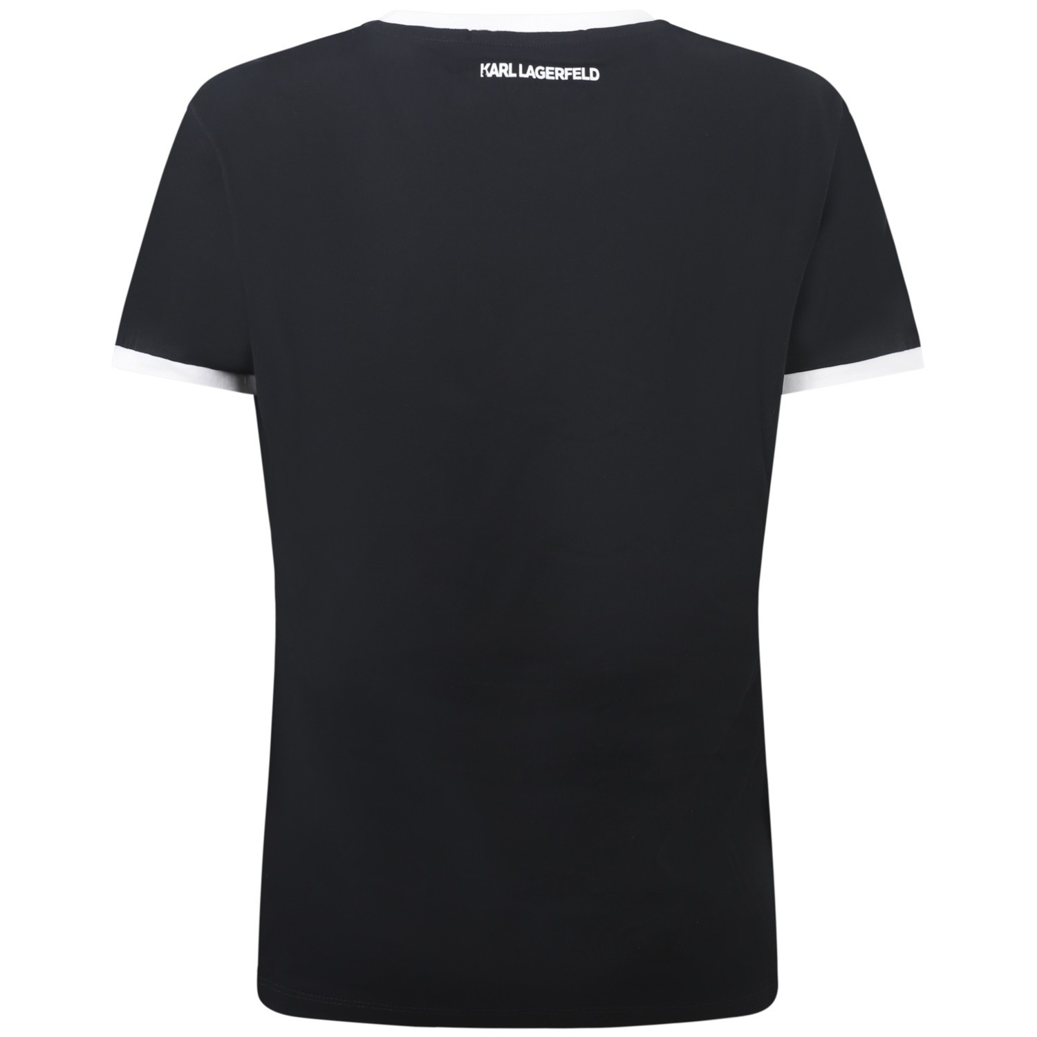 T-shirt nera per donna 2