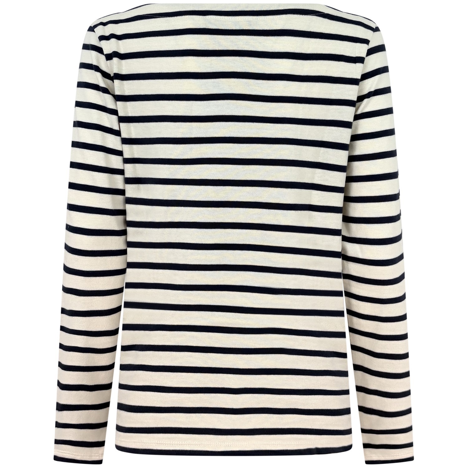 Maglia a righe bianca/blu per donna 2