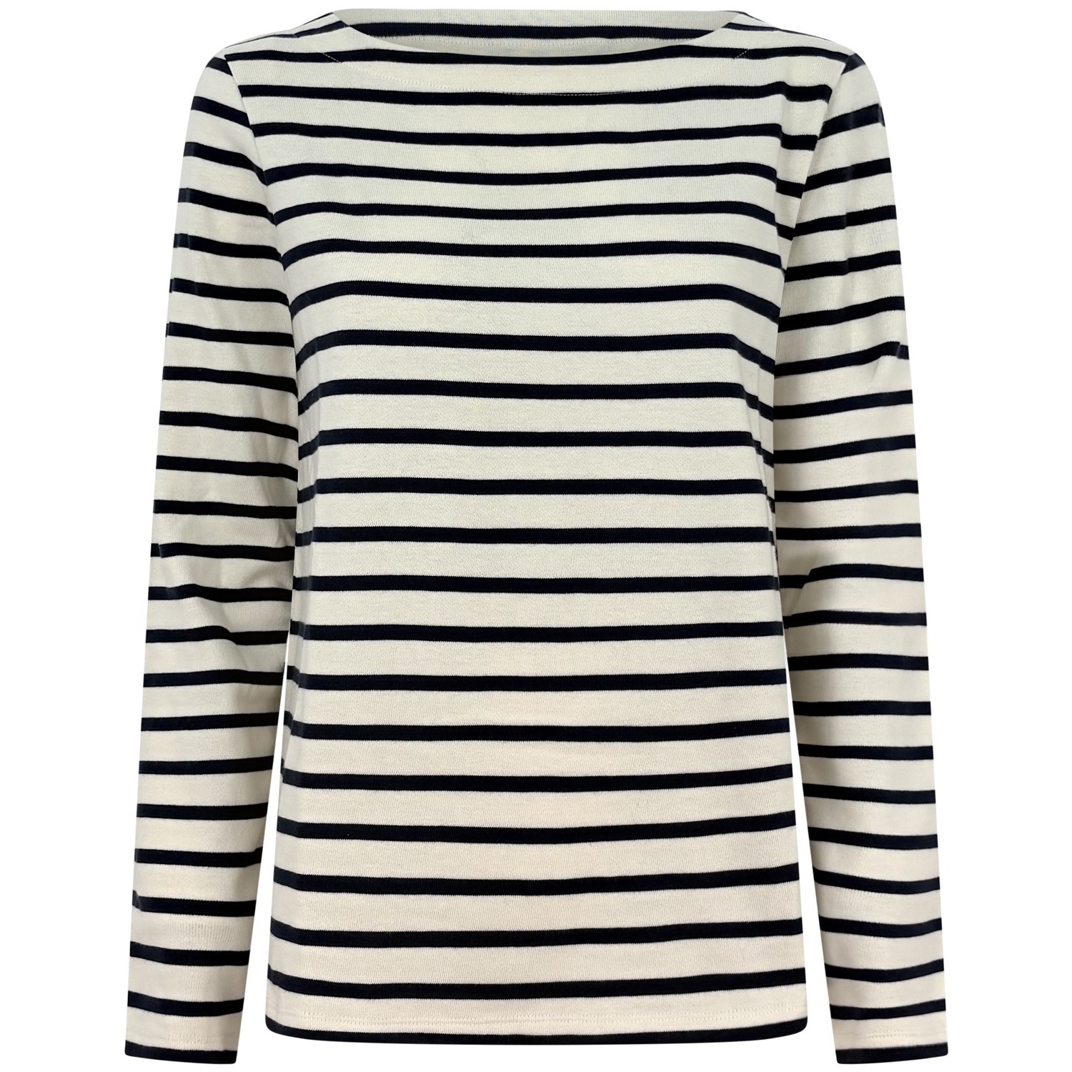 Maglia a righe bianca/blu per donna