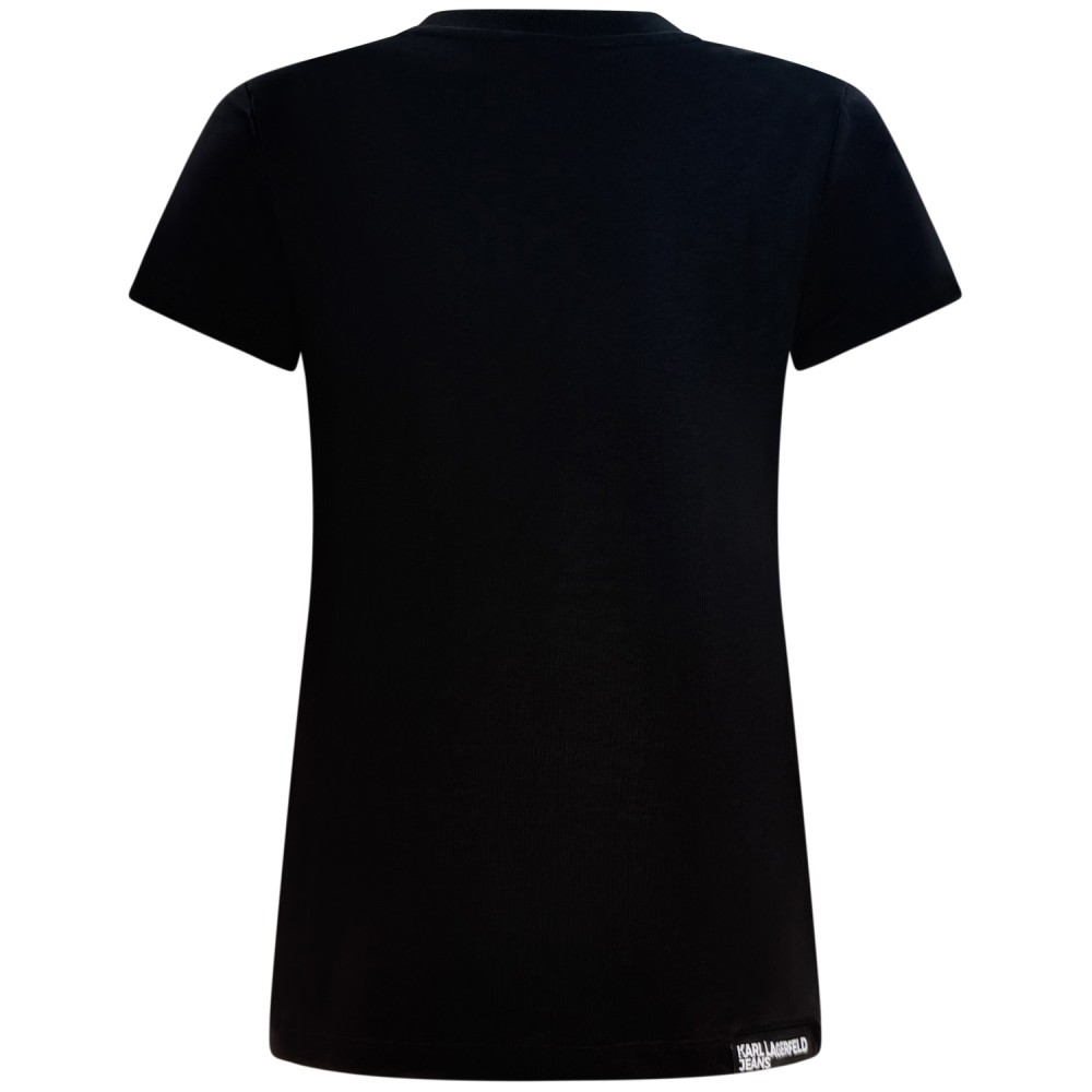 T-shirt nera per donna