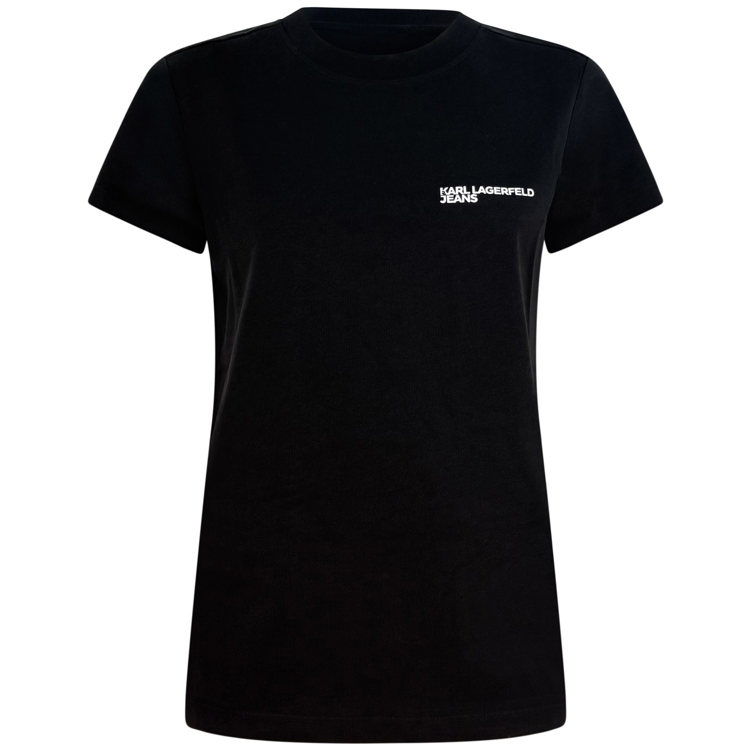 T-shirt nera per donna 2